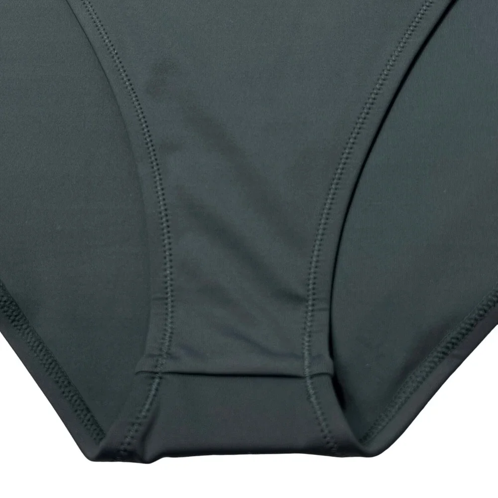 SKIMS Shaping Swim Dipped Bikini Bottom Gunmetal 2X